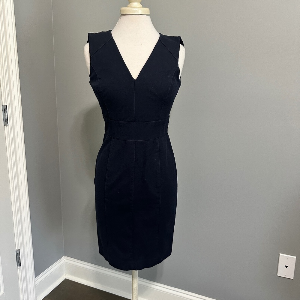 Banana republic dress navy blue